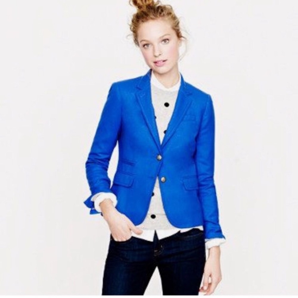 J. Crew Schoolboy Blue Blazer, Sz 2